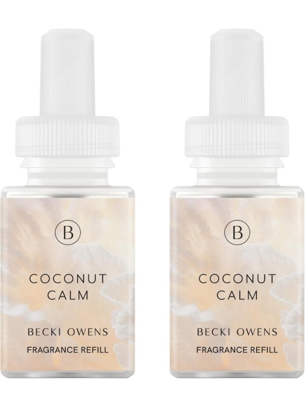 Coconut Calm Home Diffuser Refill - 2 Pack, Aromatherapy Essential Oils